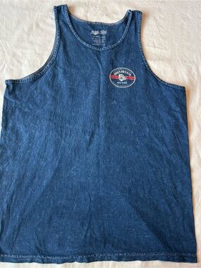 Hogs Breath Saloon Key West Tank Top in Blue size XL- Brand Sturdy Built